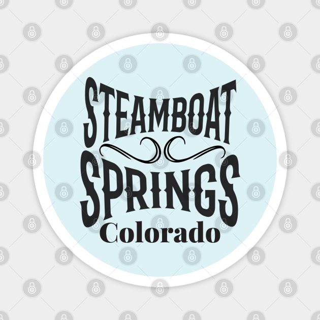 Steamboat Springs Resort Colorado U.S.A. Steamboat Springs makes skiers and snowboarders of all skill levels feel at home. Magnet by Papilio Art